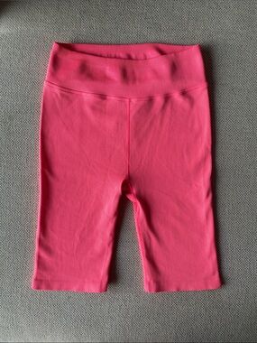 Calvin Klein Womens’ Hot Pink Ribbed Bike Shorts